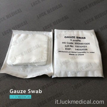 Kit di tampone di garza per cure mediche non sterile